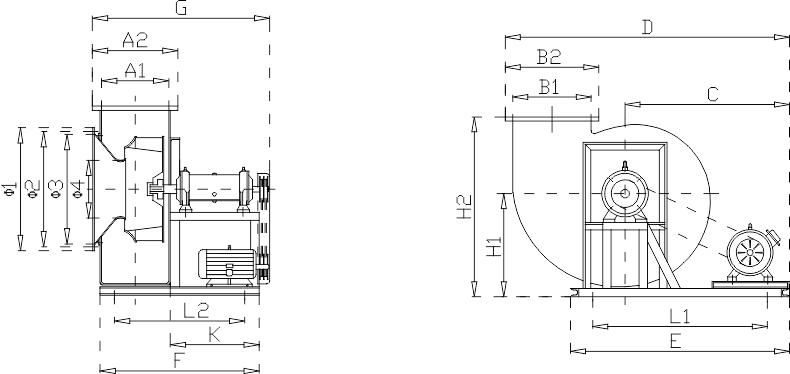 玻璃钢风机安装尺寸